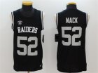 Nike Raiders #52 Khalil Mack Black Color Rush Mens Tank Top