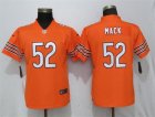 Nike Bears #52 Khalil Mack Orange Women Vapor Untouchable Limited Jersey