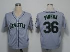 MLB Seattle Mariners #36 Pineda Grey[Cool Base]