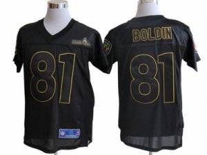 Men s Pro Line Baltimore Ravens #81 Anquan Boldin black jerseys[Super Bowl XLVII Champions]