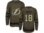 Adidas Tampa Bay Lightning #18 Ondrej Palat Green Salute to Service Stitched NHL Jersey