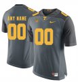 Tennessee Volunteers Gray Mens Customized College Football Jersey