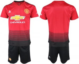 2018-19 Manchester United Home Soccer Jersey