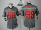 2013 Super Bowl XLVII Youth NEW NFL San Francisco 49ers 99 Aldon Smith Grey Shadow NFL Jerseys