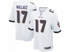 Mens Nike Baltimore Ravens #17 Mike Wallace Game White NFL Jersey