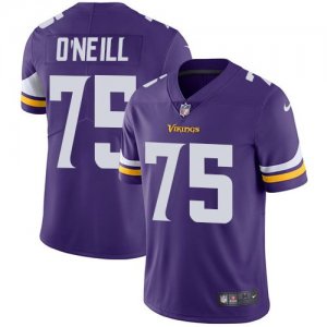Nike Vikings #75 Brian O\'Neill Purple Vapor Untouchable Limited Jersey