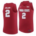 Ohio State Buckeyes 2 Musa Jallow Red College Basketball Jersey