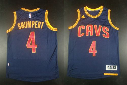 NBA Youth Revolution 30 Cleveland Cavaliers #4 Iman Shumpert Navy Blue CavFanatic Stitched Jerseys
