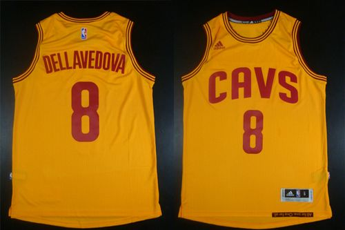 NBA Youth Revolution 30 Cleveland Cavaliers #8 Matthew Dellavedova Gold Stitched Jerseys
