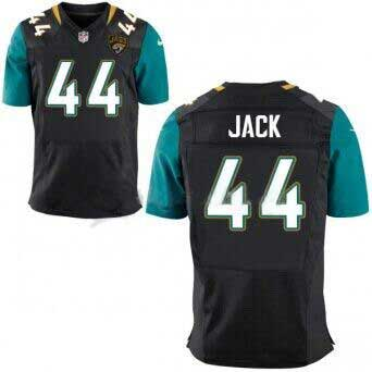 Men's Nike Jacksonville Jaguars #44 Myles Jack Black Stitched Elite Jersey