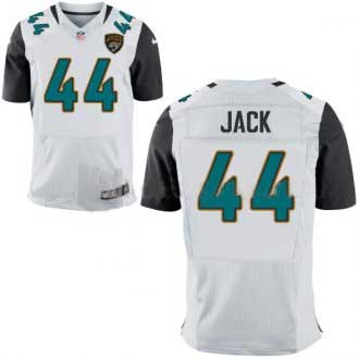 Men's Nike Jacksonville Jaguars #44 Myles Jack White Stitched Elite Jersey